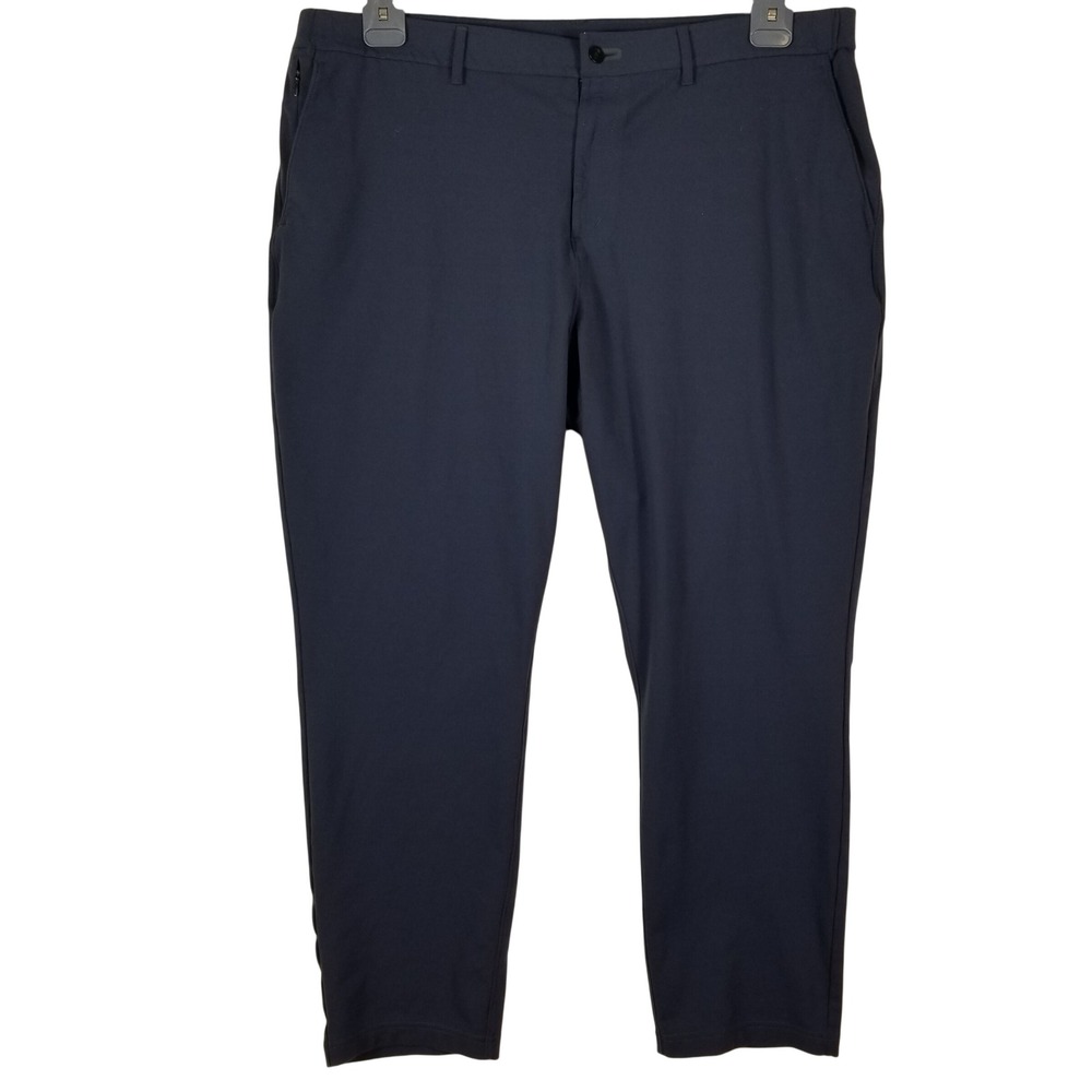 Public Rec All Day Every Day Pants Mens 42/30 Navy Blue Performance Trousers